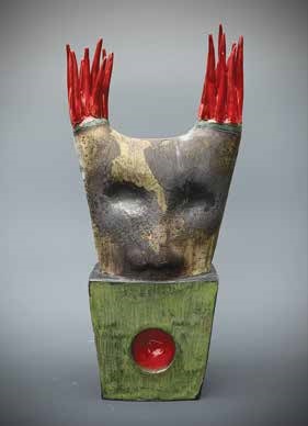 Instructor Lisa Farris, Red Spiked Creature