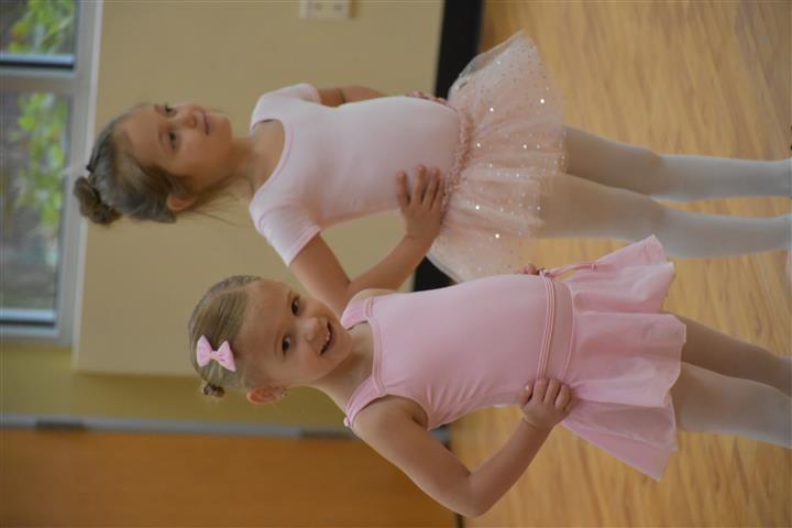 two girls in ballet