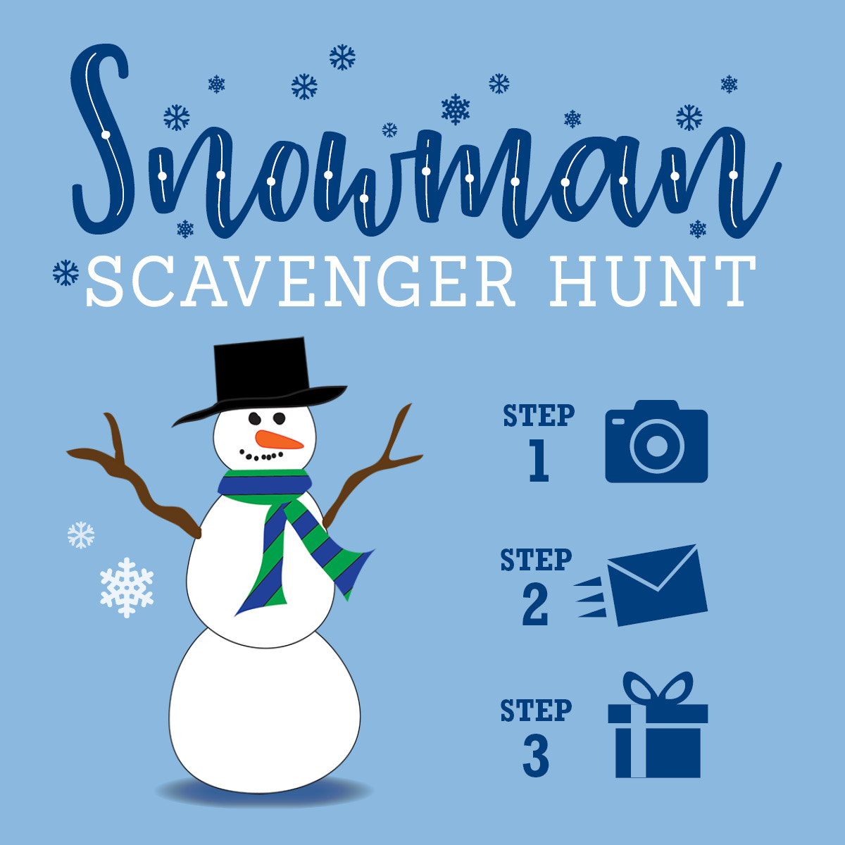 Snowman Scavenger Hunt Identifier